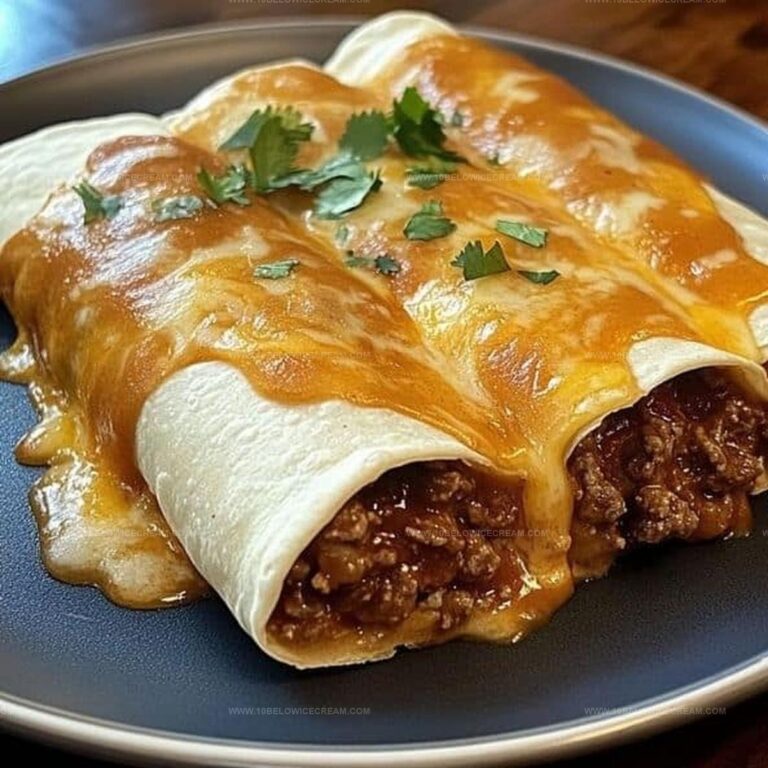 Fiery Beef and Cheese Chimichangas Recipe