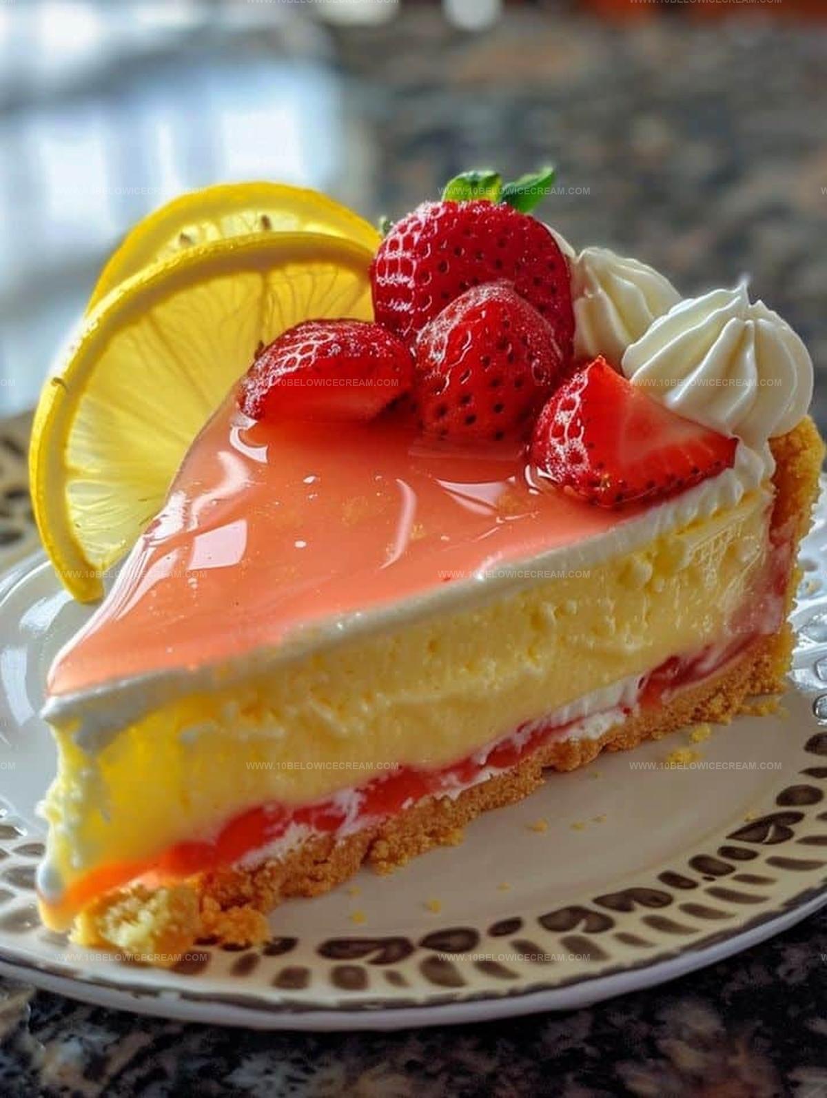 Strawberry Lemonade Cheesecake Recipe