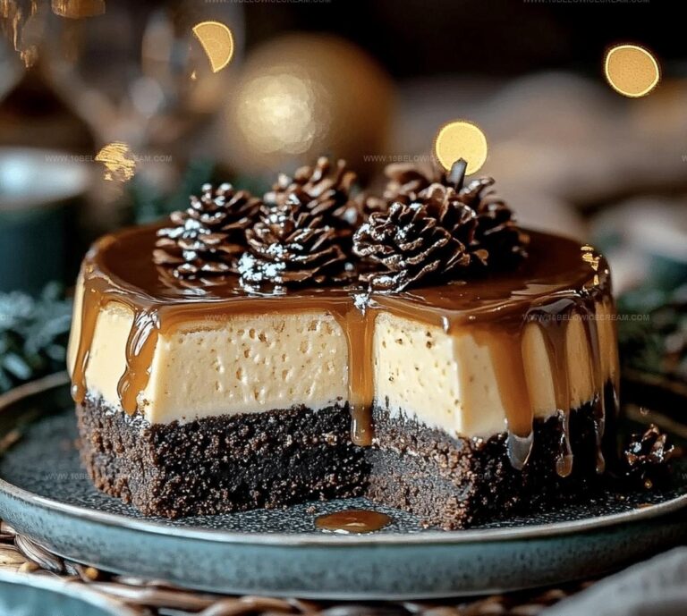 Caramel Brownie Cheesecake Recipe