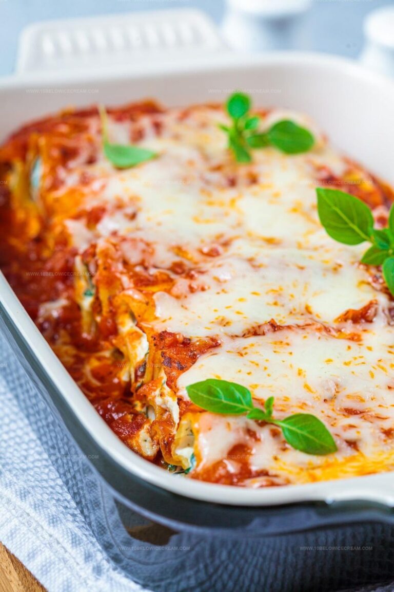 Spinach And Ricotta Cannelloni Recipe