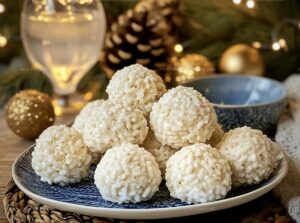 Rice Krispie Snowballs Recipe