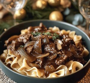 French Onion Beef And Noodles Recipe
