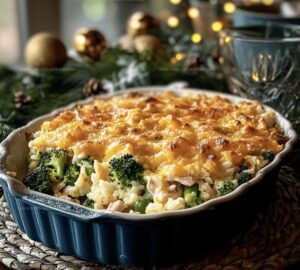 Cheesy Chicken Broccoli And Rice Casserole Recipe