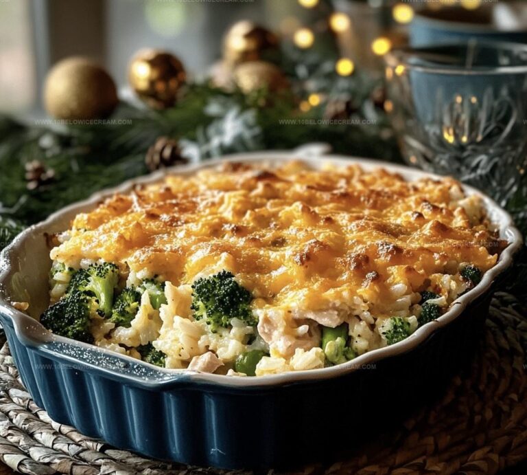 Cheesy Chicken Broccoli And Rice Casserole Recipe