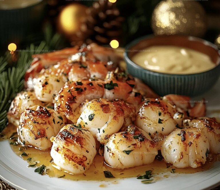 Garlic Butter Lobster And Scallops Recipe