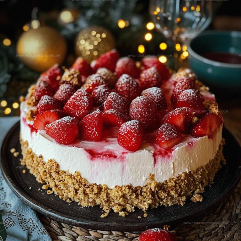 Berrylicious Strawberry Crunch Cheese Cake Recipe