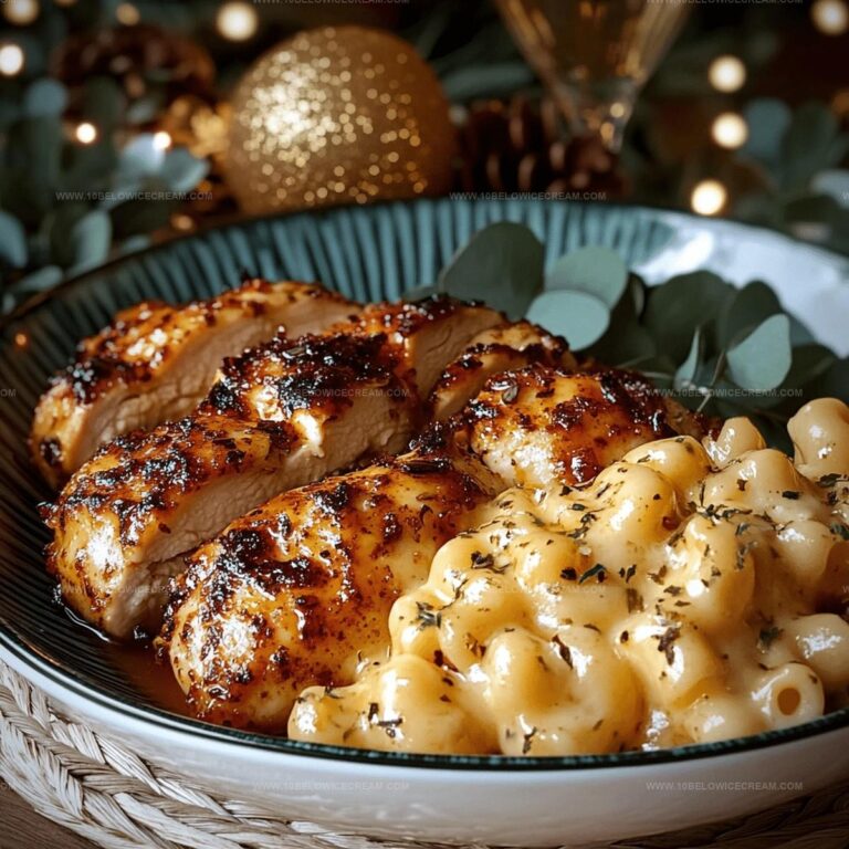Sweet And Spicy Honey Pepper Chicken With Creamy Macaroni Cheese Recipe