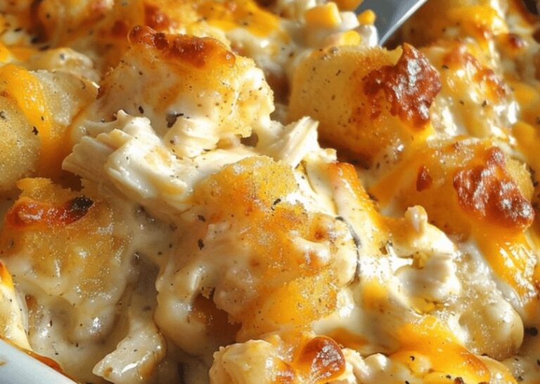 Cracked Out Chicken Tater Tot Casserole Recipe