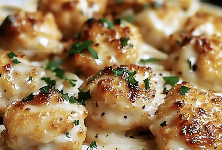 Best Garlic Butter Chicken Bites With Creamy Parmesan Pasta Recipe