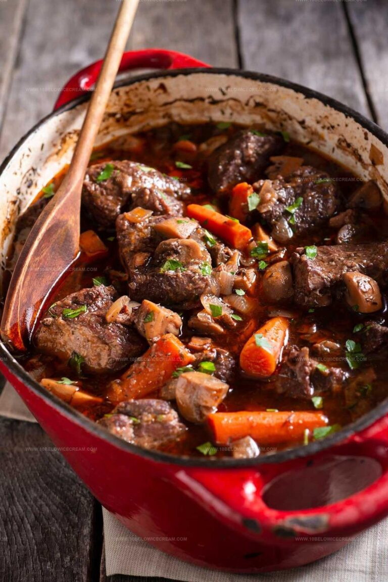 Beef Bourguignon Slow Cooker Recipe