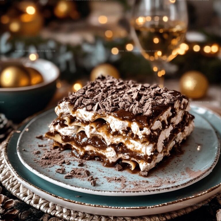 Hot Chocolate Lasagna Recipe