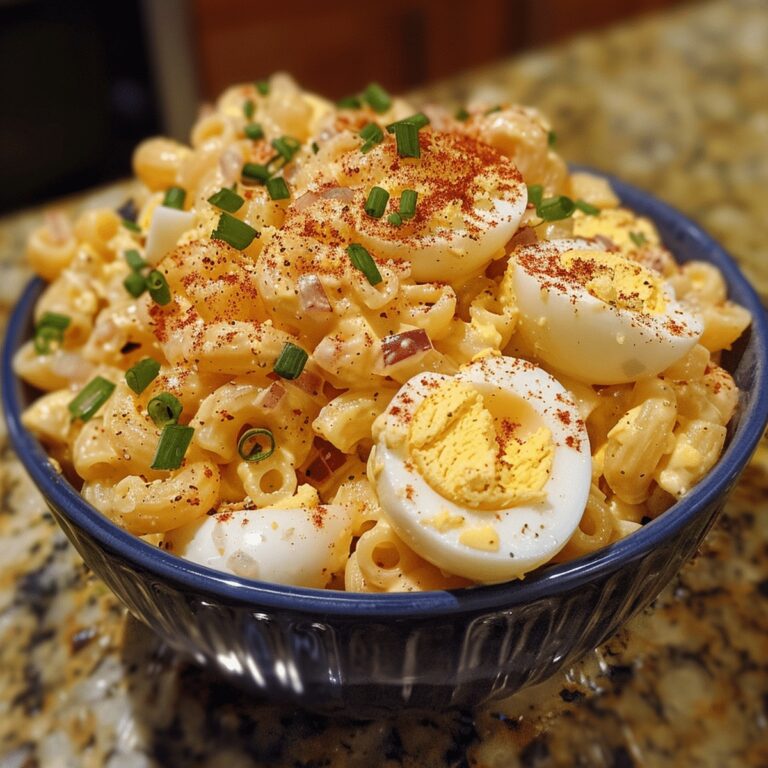 Deviled Egg Pasta Salad Recipe