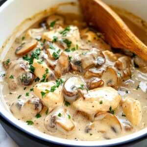 Chicken and Mushroom Stroganoff Recipe