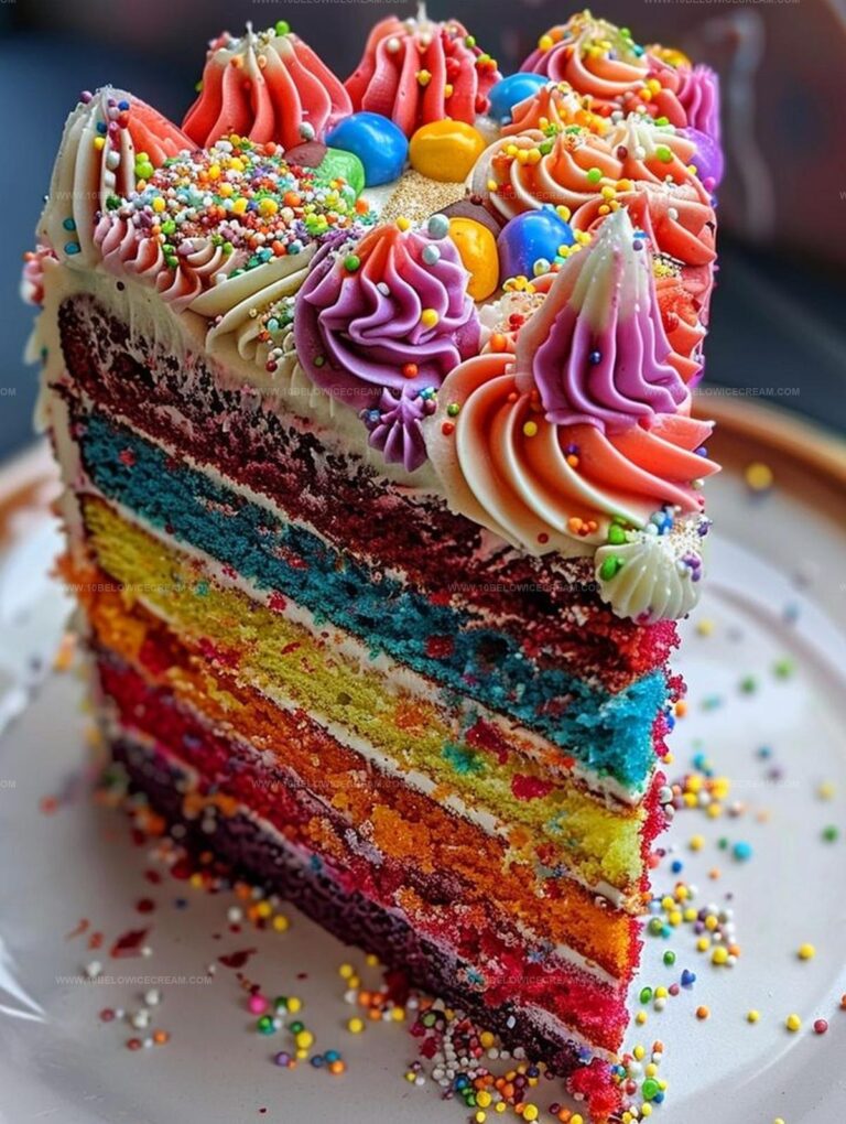 Luxurious Rainbow Velvet Cake Recipe
