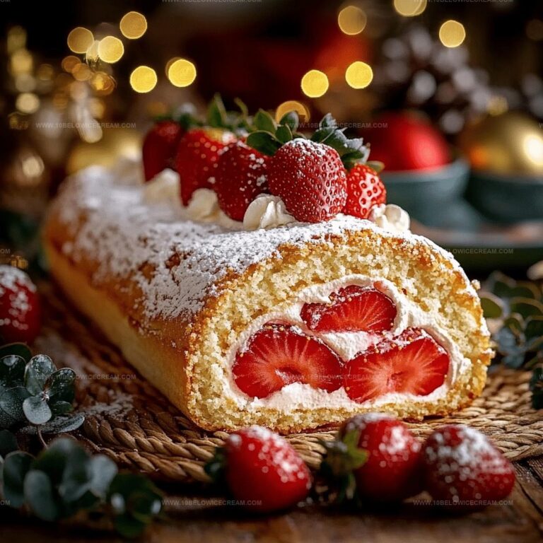 Strawberry Shortcake Roulade Recipe