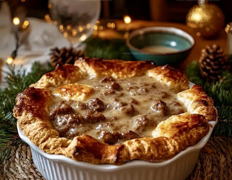 Sausage, Gravy, And Biscuit Pie Recipe