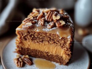 Sweet Potato Cake With Maple Pecan Glaze Recipe