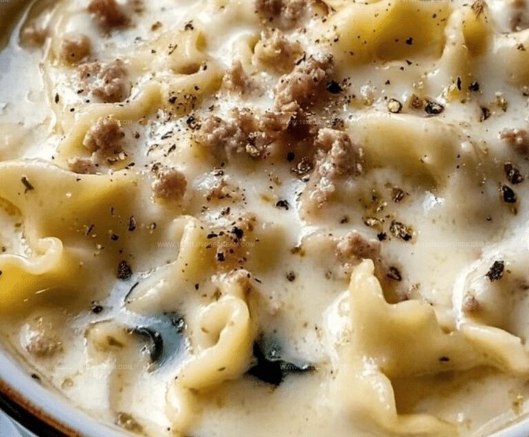 Creamy Alfredo Lasagna Soup Recipe