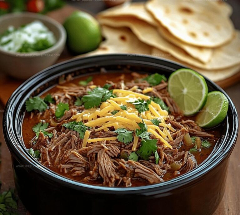 Crockpot Shredded Beef Tacos Recipe