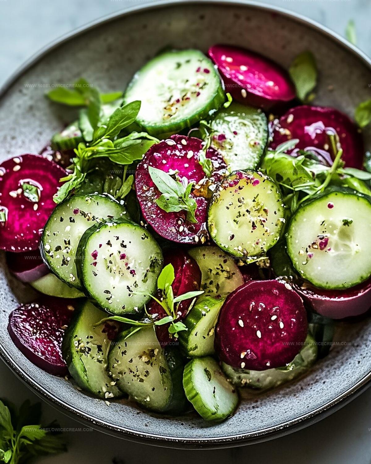 Crisp Cucumber and Beetroot Salad Recipe