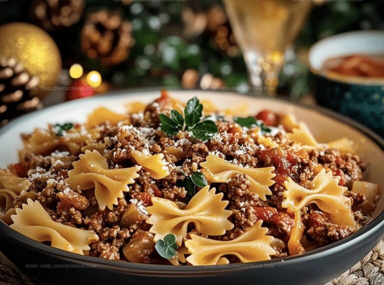 Bowtie Pasta With Ground Beef Recipe