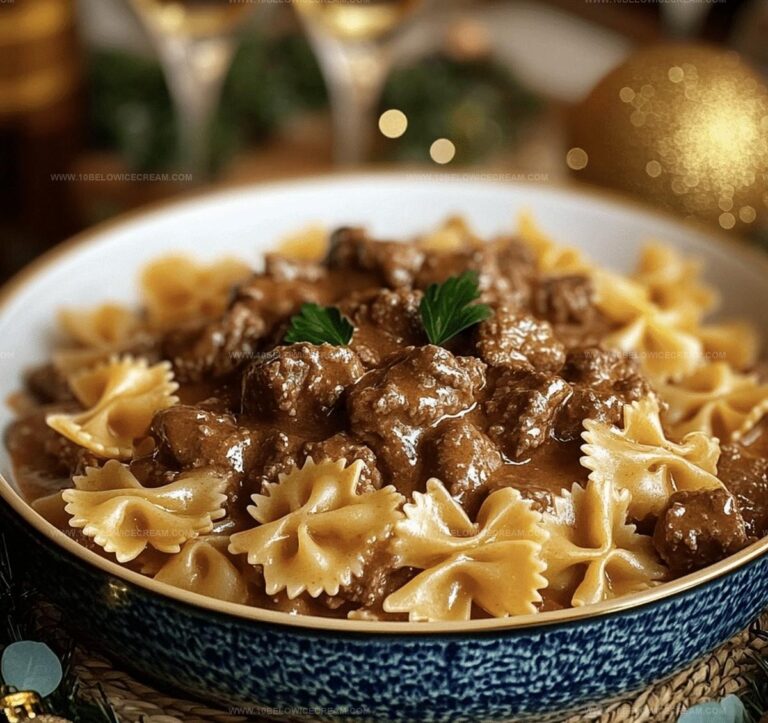 Creamy Velveeta Beef & Bowtie Pasta Recipe