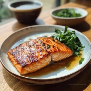 Air Fryer Miso Salmon Recipe