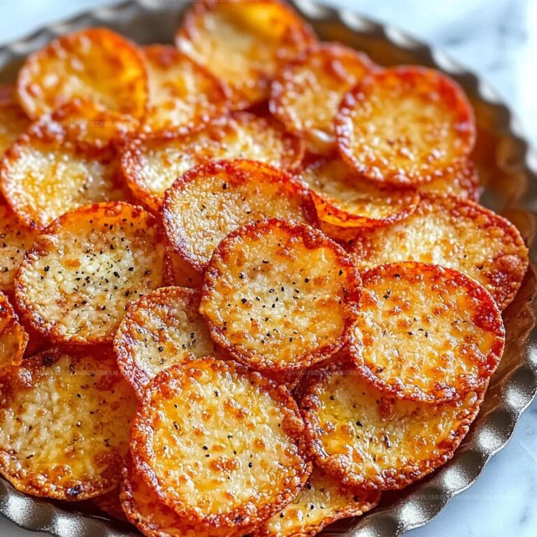 Pepperoni Cheese Crisps Recipe