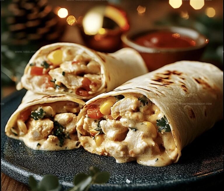 Creamy Chicken Tortilla Wraps Recipe