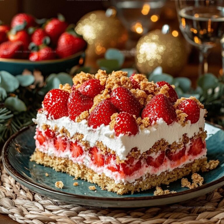 Strawberry Crunch Poke Cake Recipe