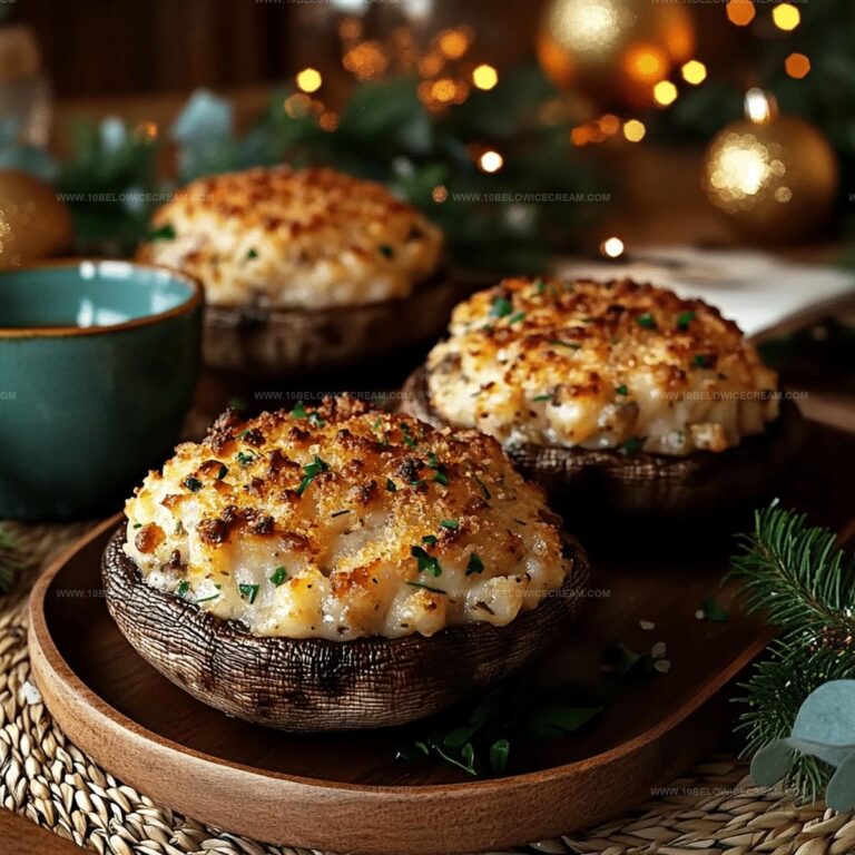 Crab-Stuffed Mushrooms Recipe