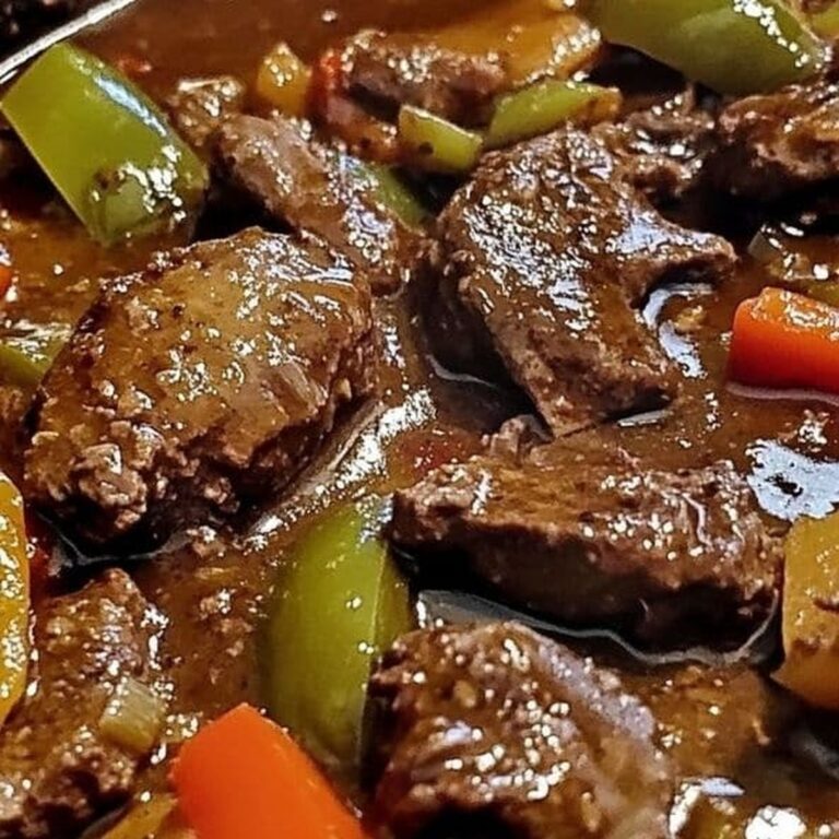 Pepper Steak In A Crock Pot Recipe