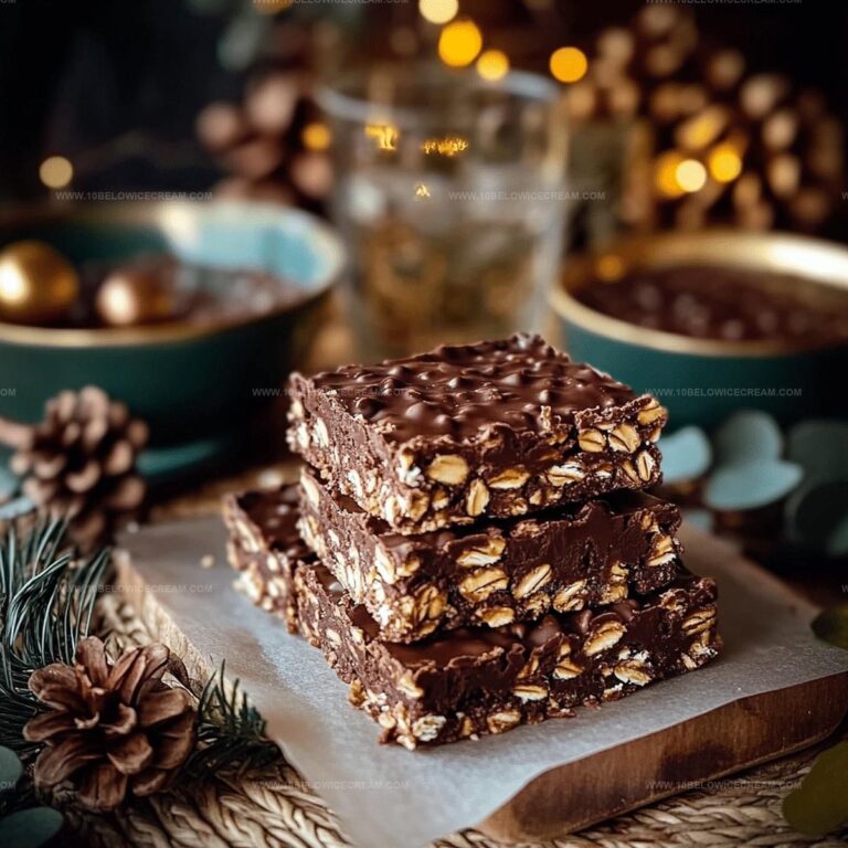 No Bake Chocolate Oat Bars Recipe