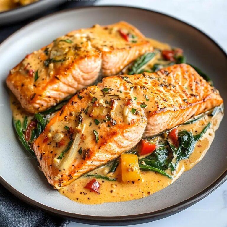 Tuscan Air Fryer Salmon Recipe