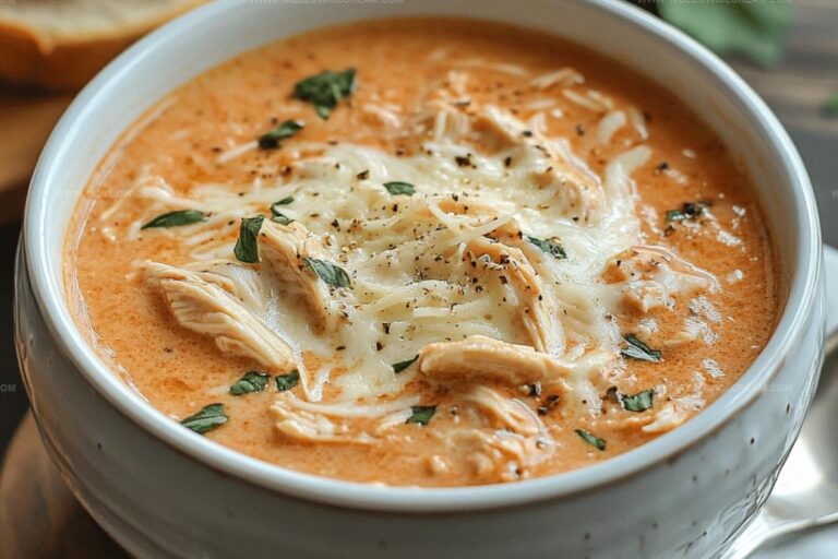 Crock Pot Creamy Chicken Parmesan Soup Recipe