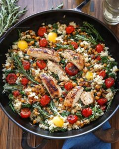 Greek Chicken and Lemon Rice Recipe