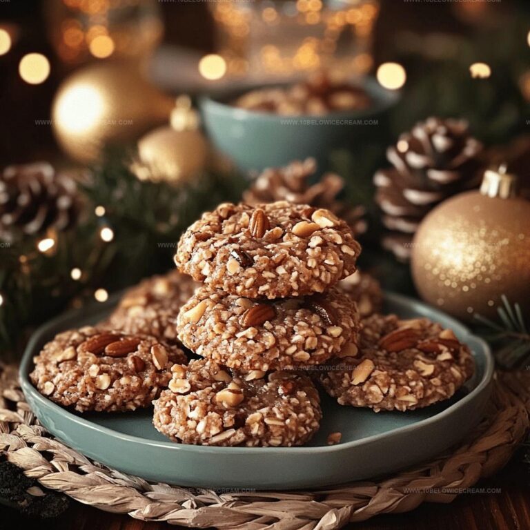 No-Bake Pecan Coconut Praline Cookies Recipe