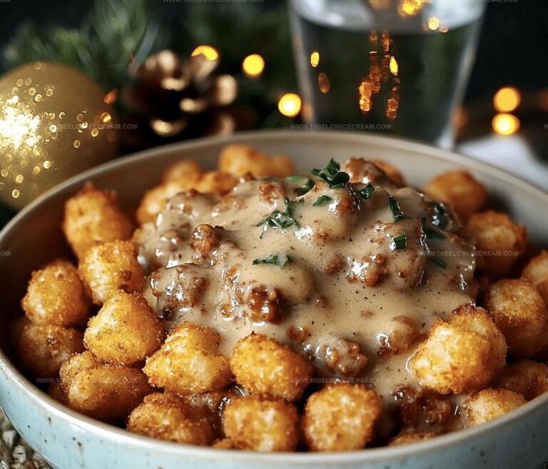 Tater Tot Breakfast Bowl With Sausage Gravy Recipe