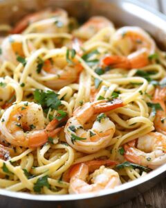 Spaghetti With Shrimp In Cream Sauce Recipe