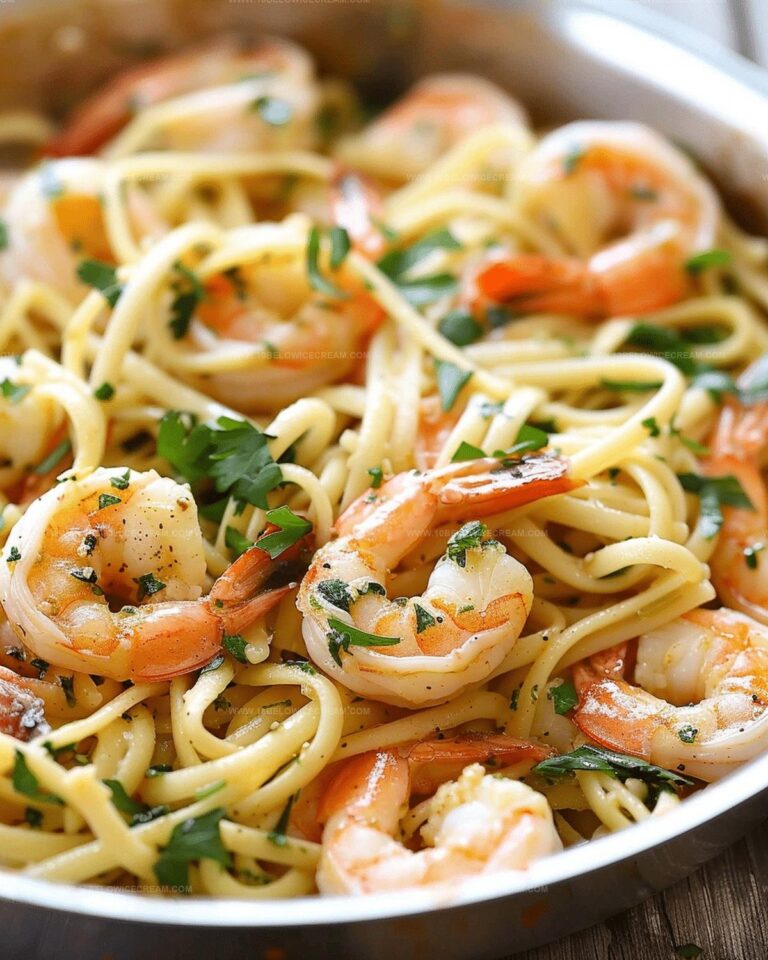 Spaghetti With Shrimp In Cream Sauce Recipe