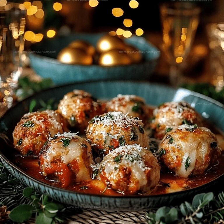 Chicken Parm Meatballs Recipe