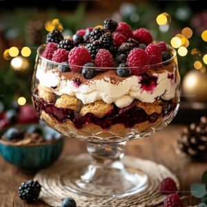 Berry Tiramisu Trifle Recipe