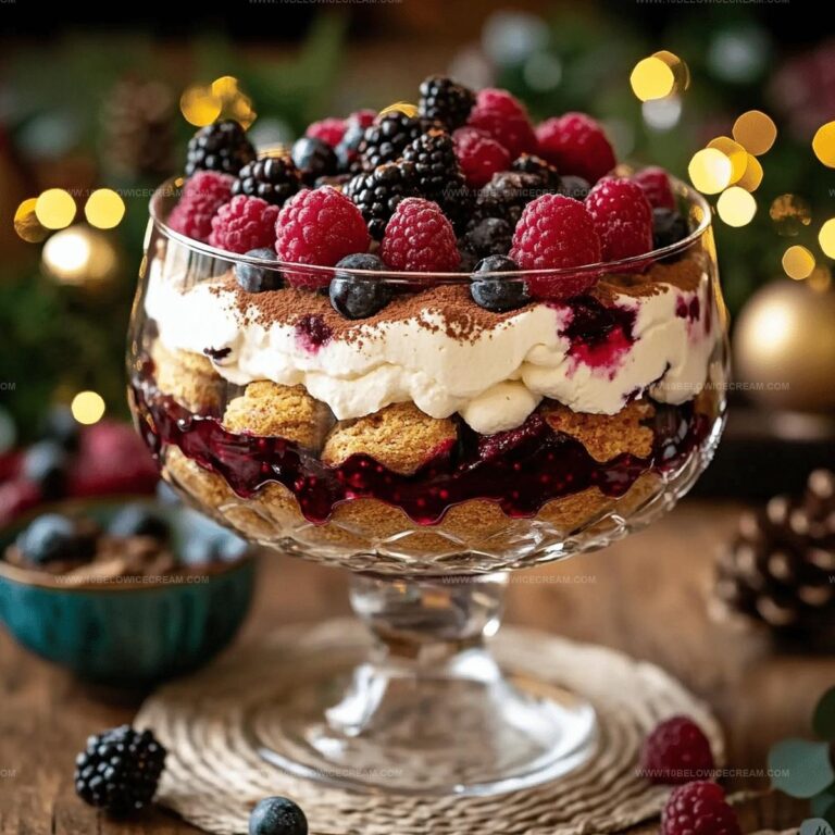 Berry Tiramisu Trifle Recipe