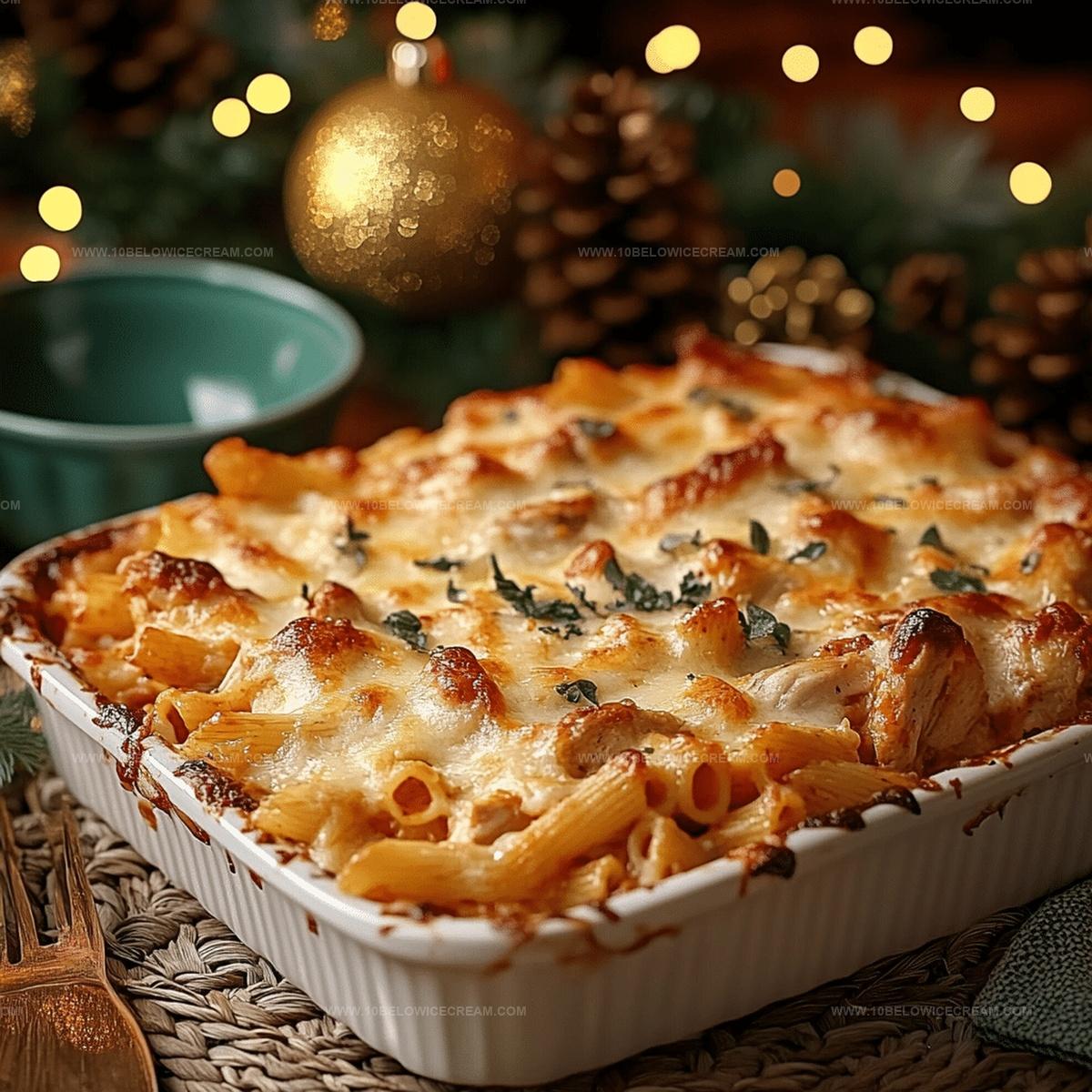 Buffalo Chicken Pasta Bake Recipe