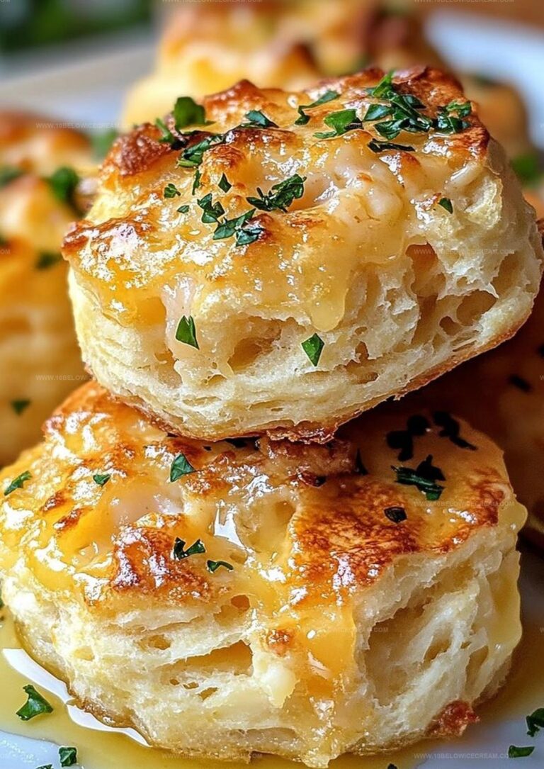 Crab Stuffed Cheddar Bay Biscuits with Lemon Butter Recipe