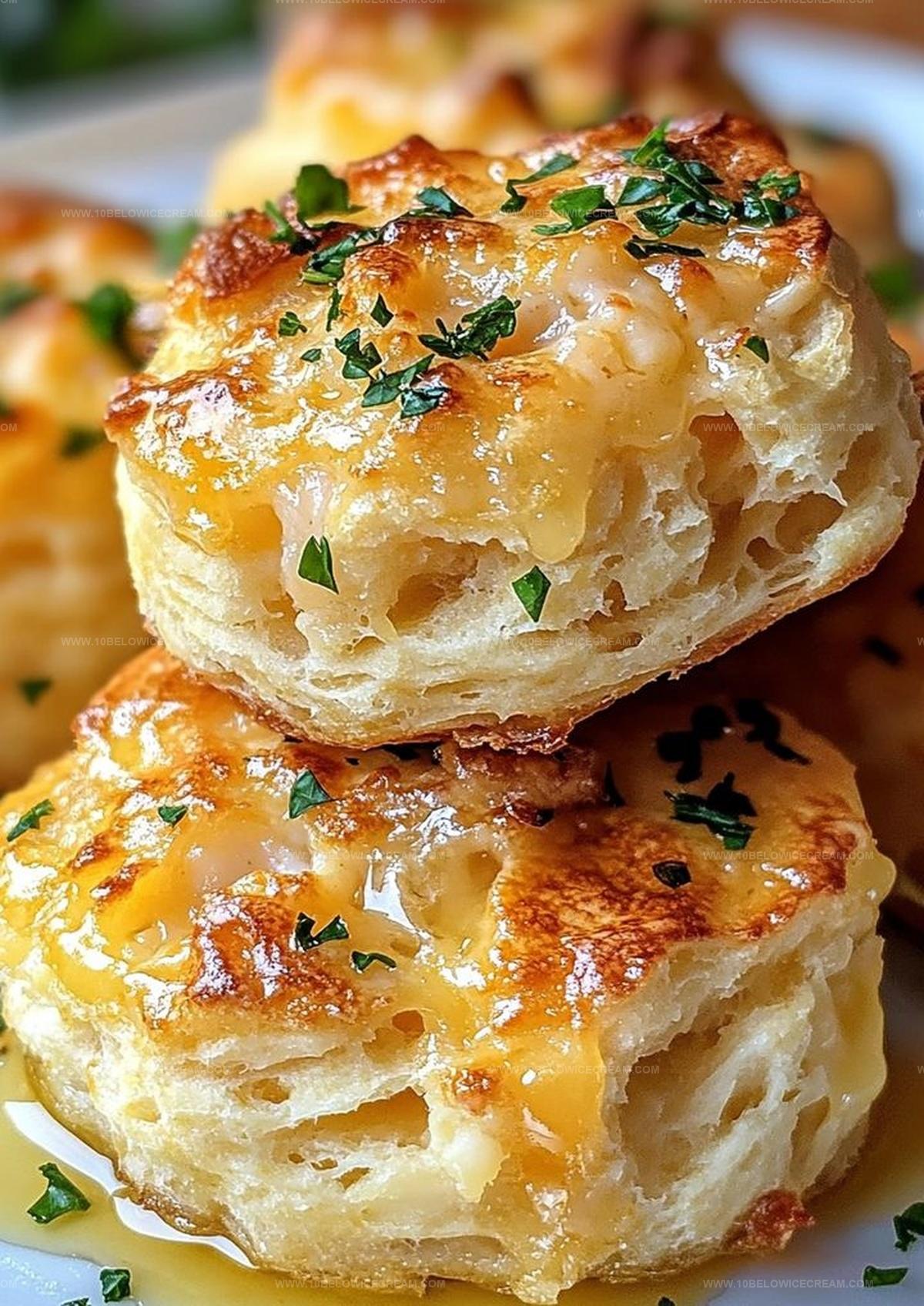 Crab Stuffed Cheddar Bay Biscuits with Lemon Butter Recipe
