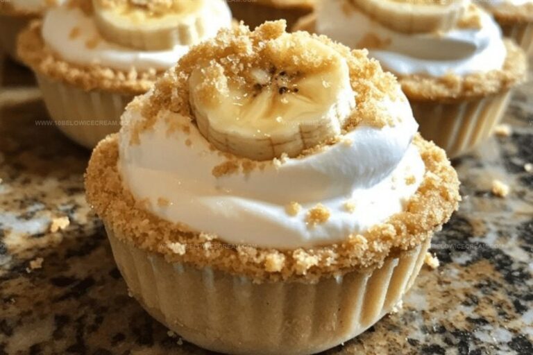 No-Bake Mini Banana Cream Pies Recipe