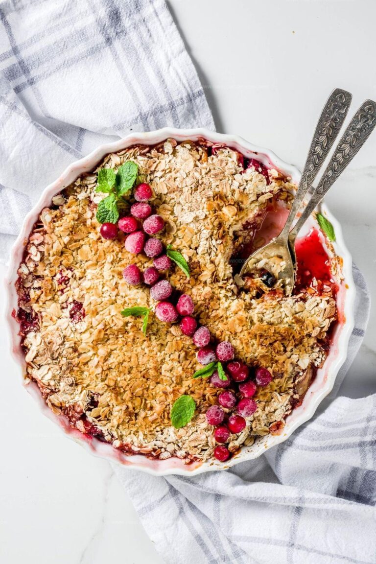 Gooseberry Crumble Recipe