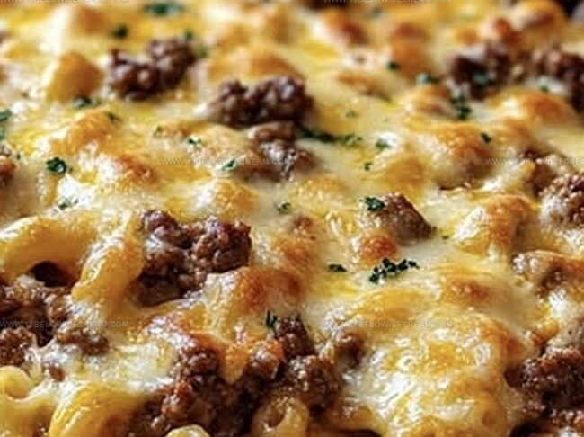 Simple Steps To Make Beefy Mac And Cheese Casserole