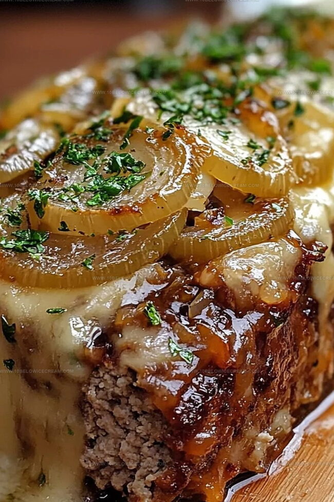 What Makes Crockpot French Onion Meatloaf With Melted Swiss Cheese Special
